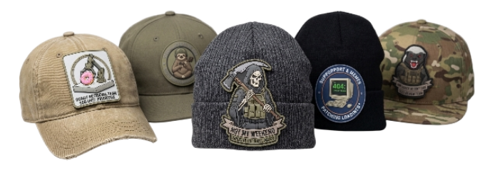 PVC Hat Patches USA