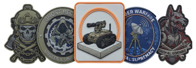PVC Military Patches USA