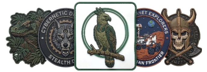 PVC Police Patches USA