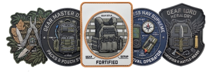 PVC Tactical Patches USA