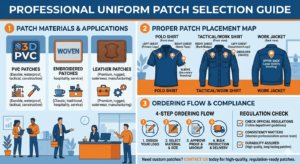 Custom Patches for Employee Uniforms and Workwear